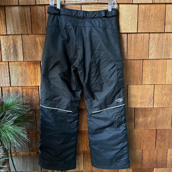 Like New Columbia Bold Black Omni-Heat Insulated Snow Pants in Youth Large - Picture 10 of 14